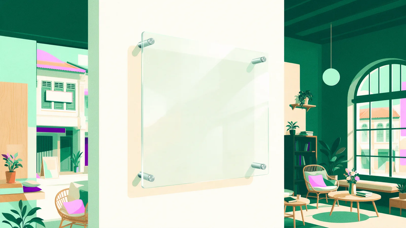 How to Mount an Acrylic Sign on a Wall (4 Methods, and When to Use Each)