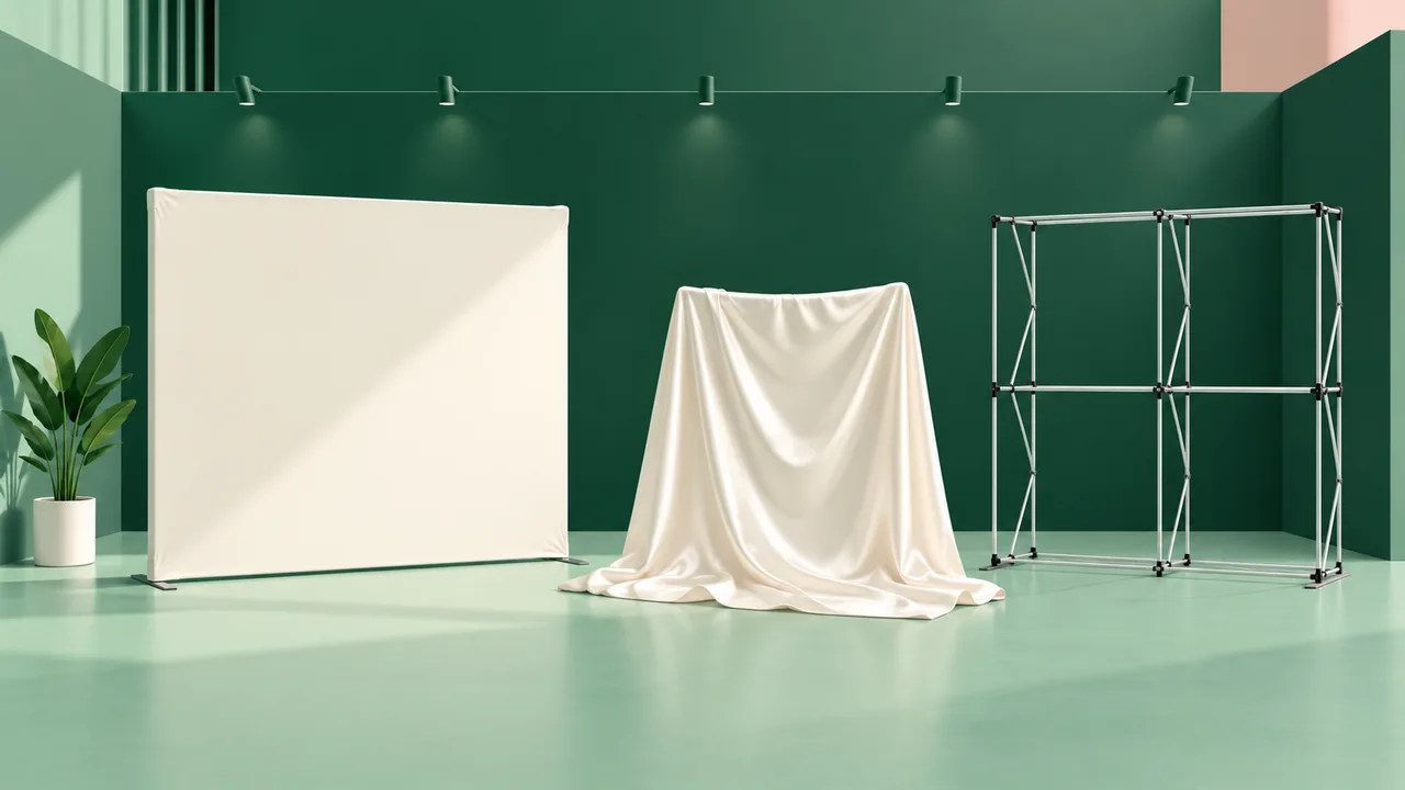 Straight Fabric Backdrop: Frame Sizes, Artwork Sizes and What Is Included