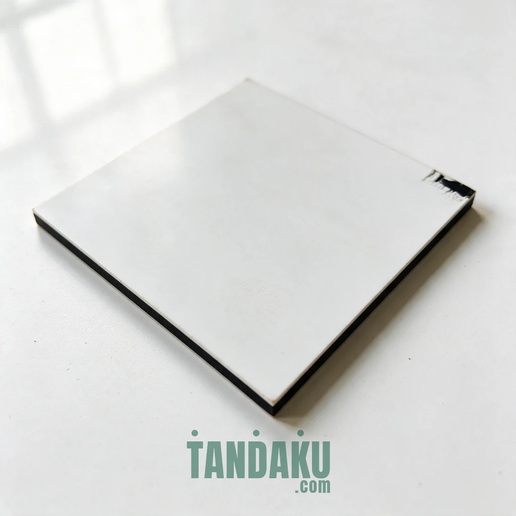 1.5mm Laser Board - White Face, Black Core