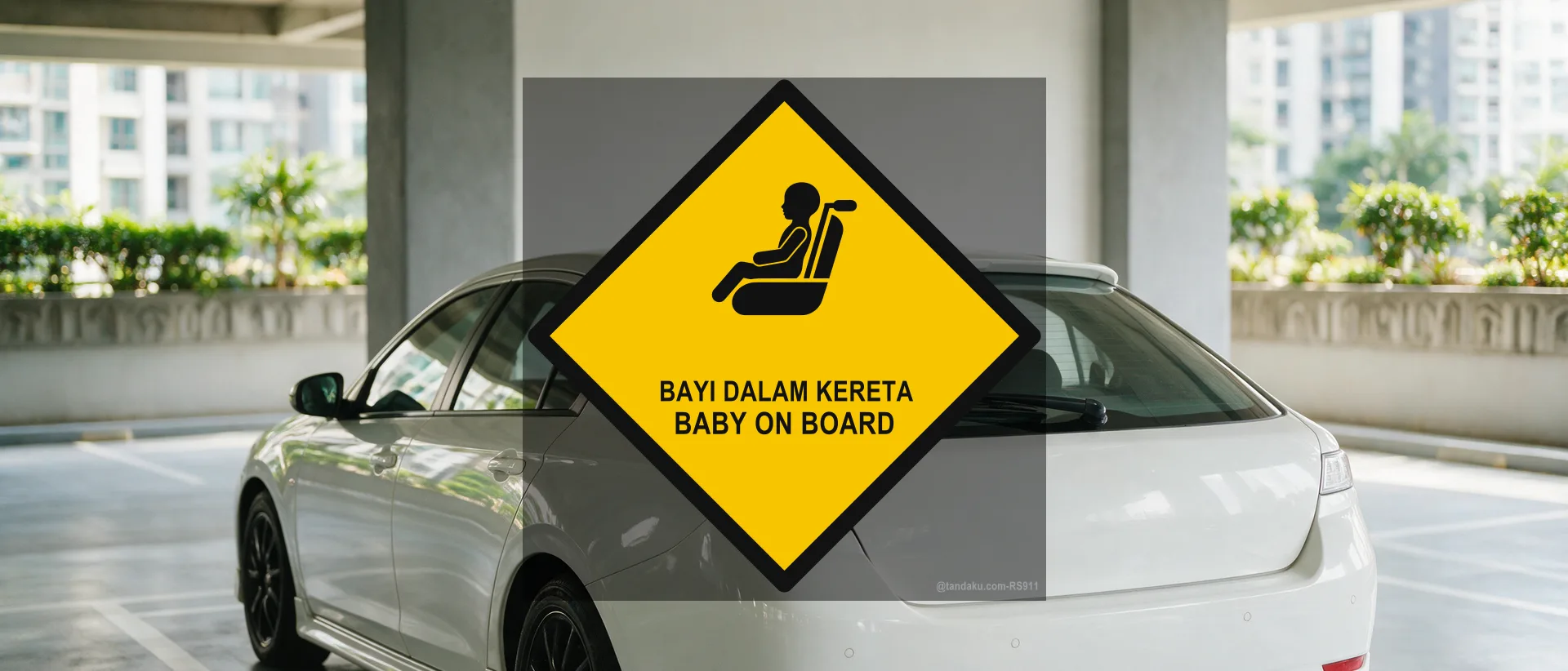 Vehicle Stickers — example installed in Malaysia