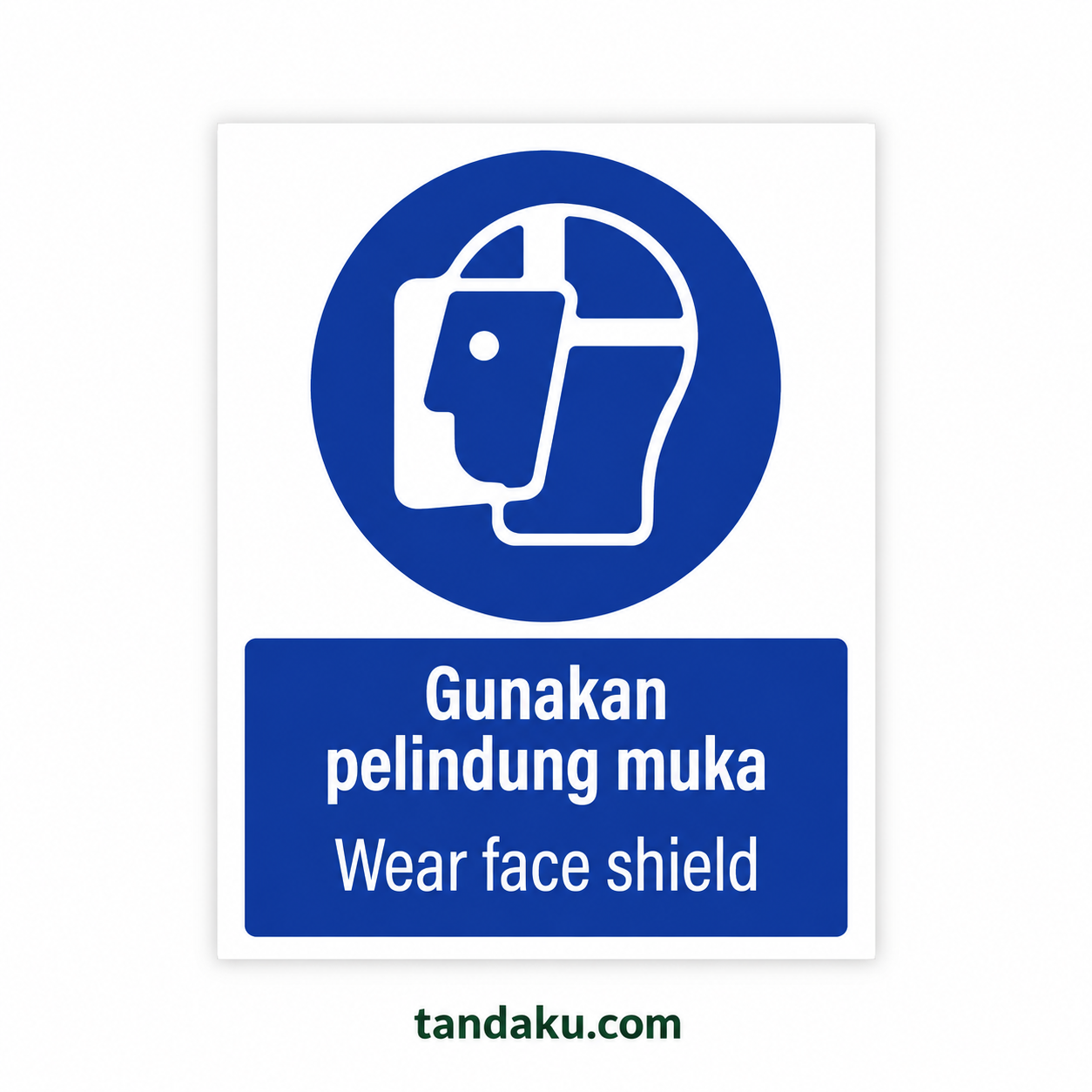 wear face shield · 40x50cm (BIG)