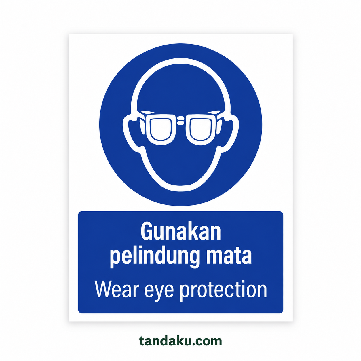 Wear Eye Protection · 40x50cm (BIG)