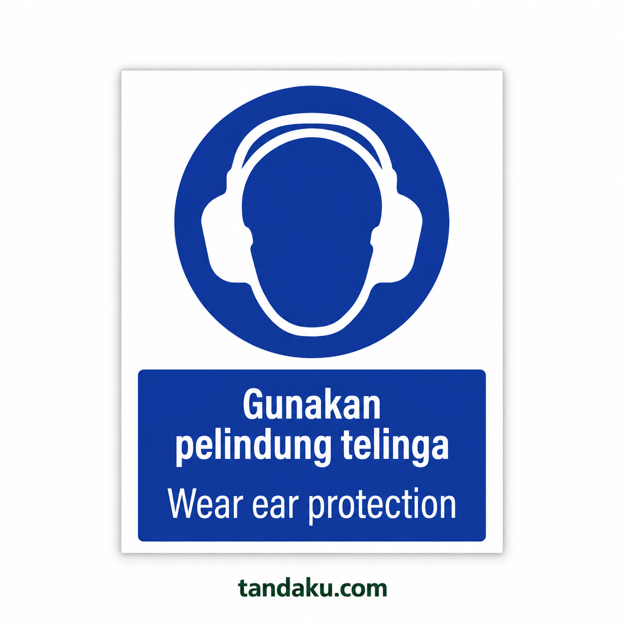 Wear ear protection · 40x50cm (BIG)