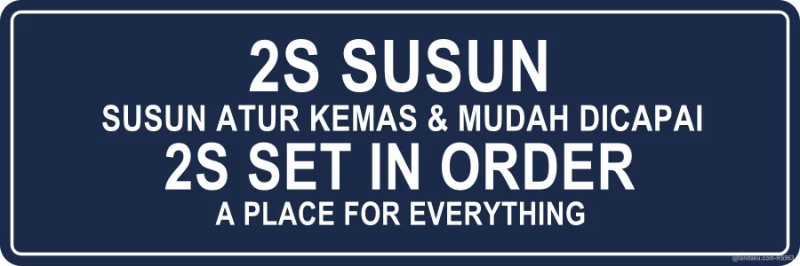 5s Susun Set In Order Plate