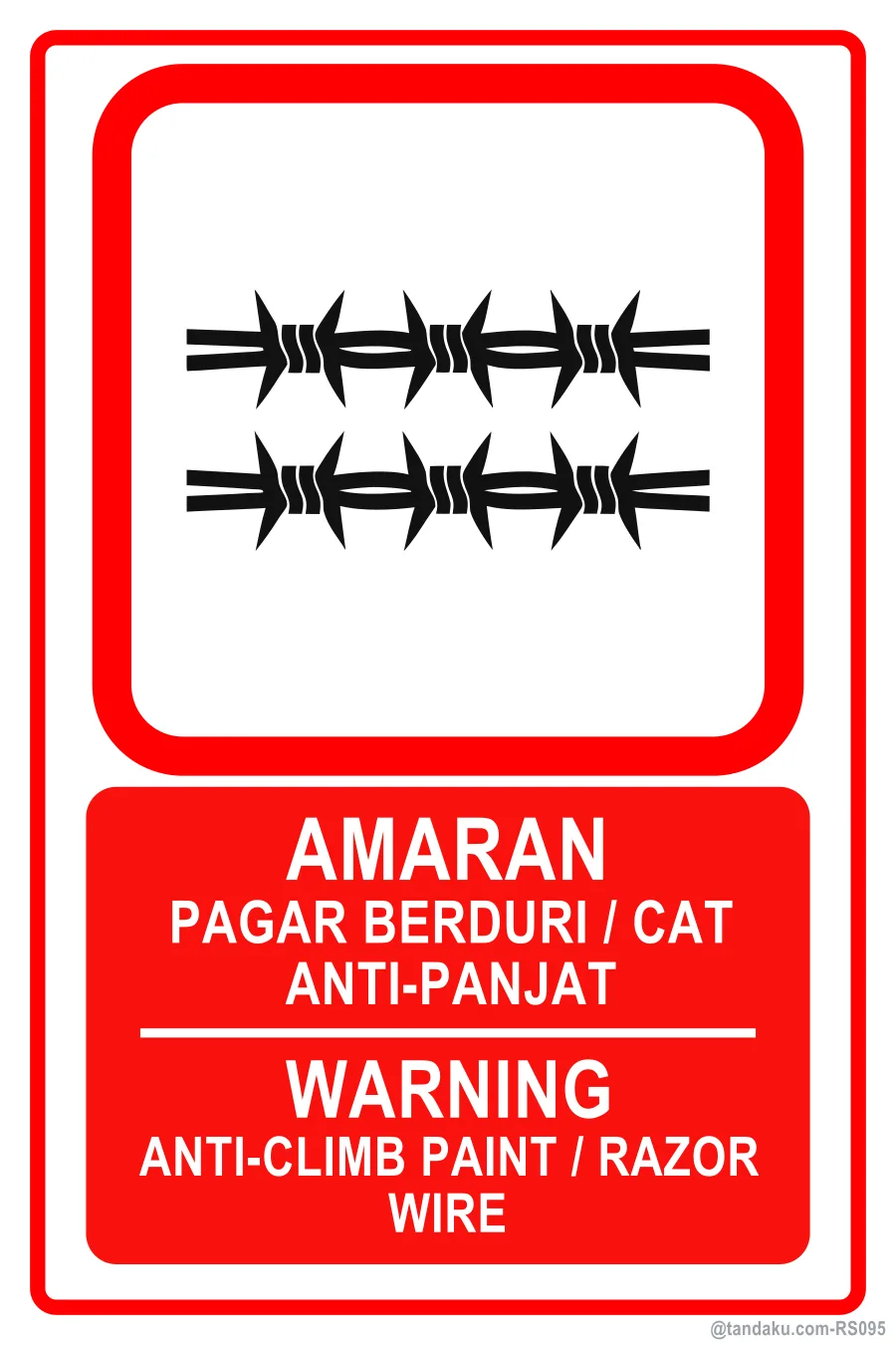 Anti Climb Warning