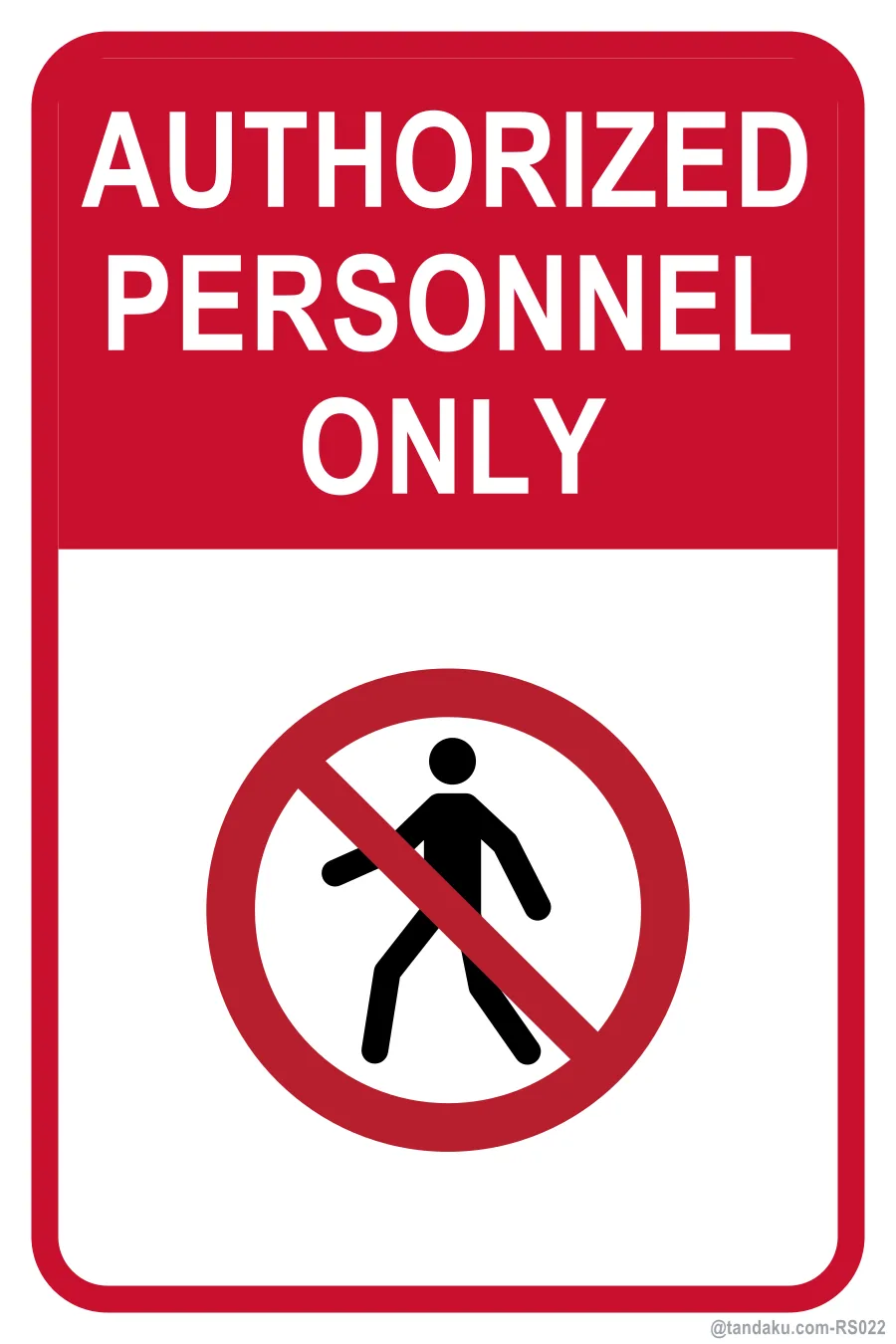 AUTHORIZED PERSONNEL ONLY — English