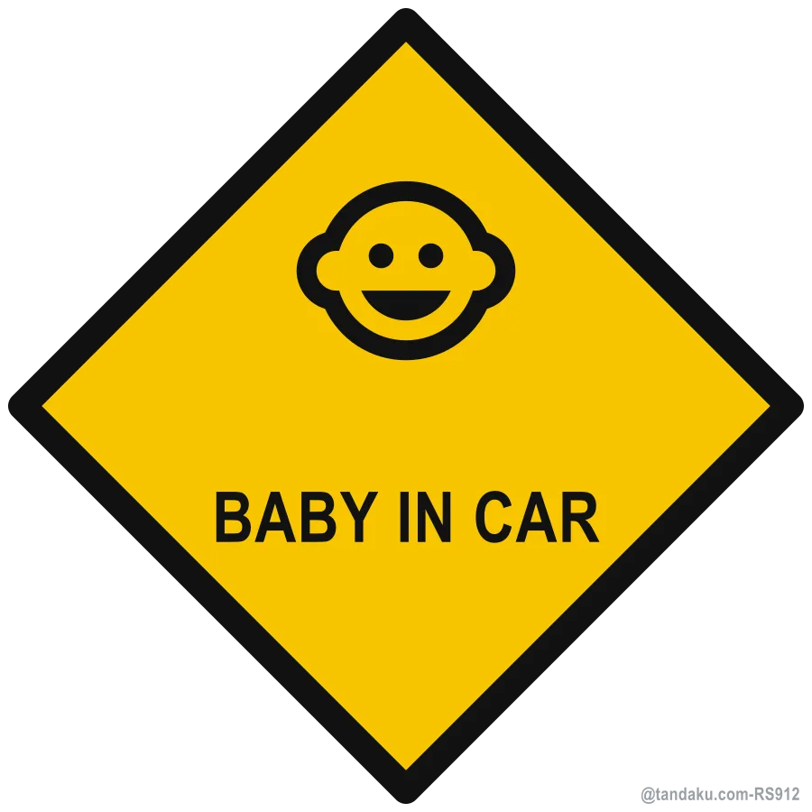 BABY IN CAR — English