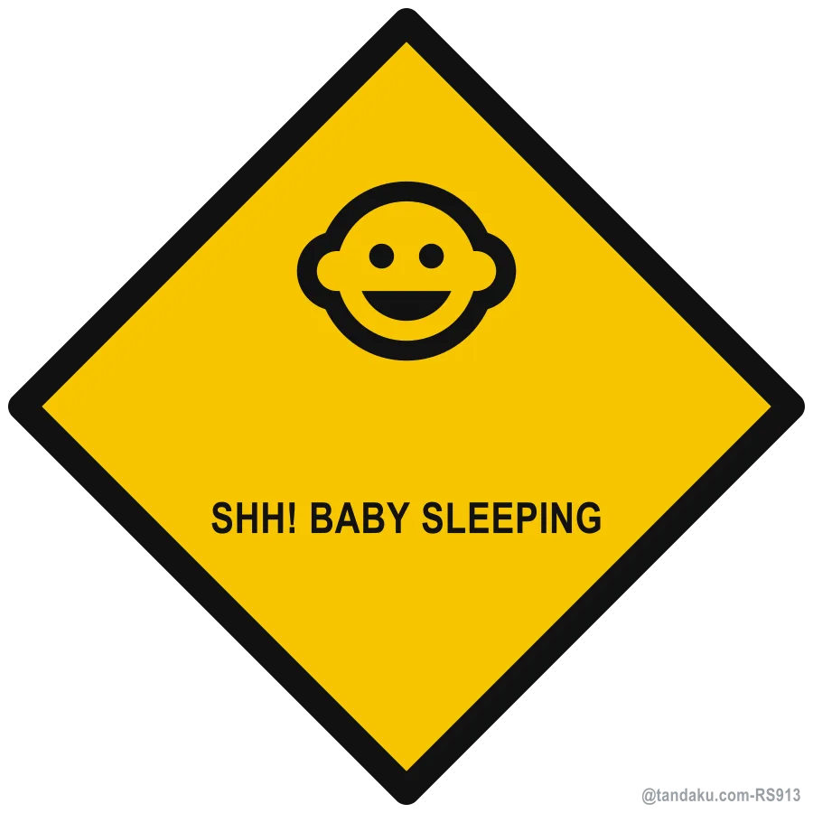 SHH! BABY SLEEPING — English