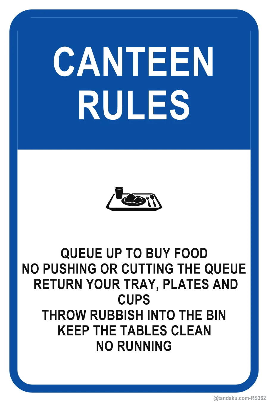 CANTEEN RULES — English