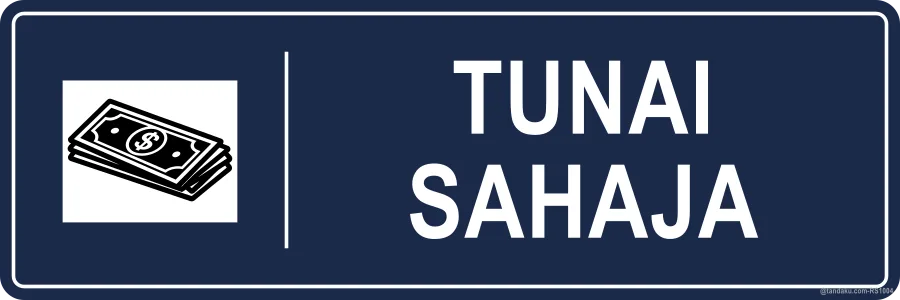 CASH ONLY — Bahasa Malaysia