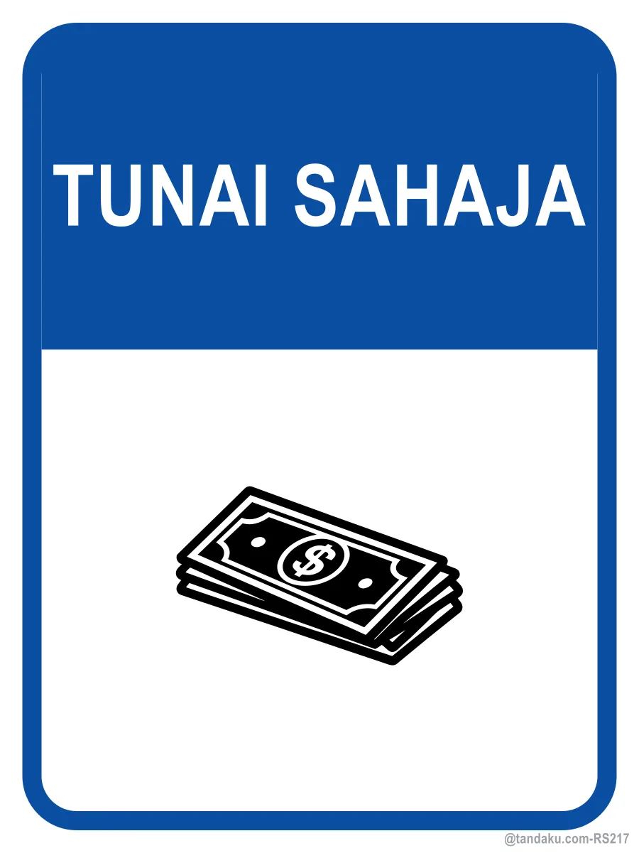 CASH ONLY — Bahasa Malaysia