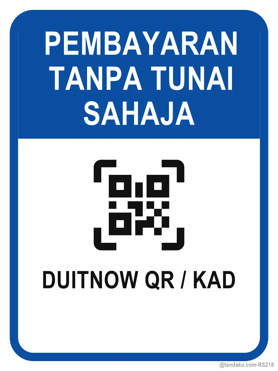 CASHLESS PAYMENT ONLY — Bahasa Malaysia