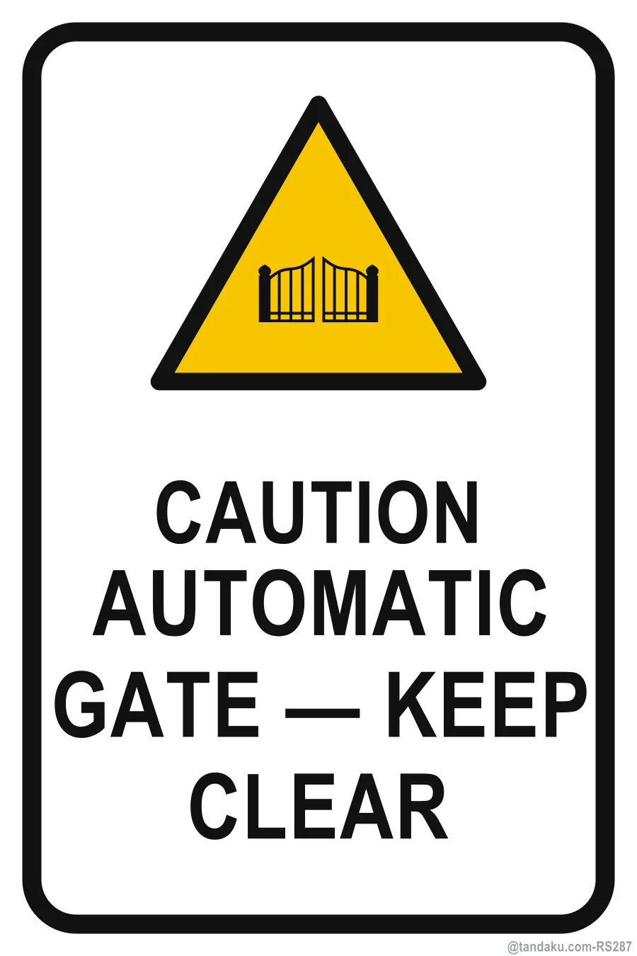CAUTION — English