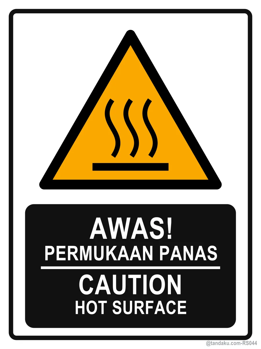 Caution Hot Surface