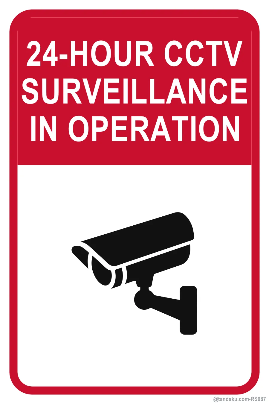 24-HOUR CCTV SURVEILLANCE IN OPERATION — English