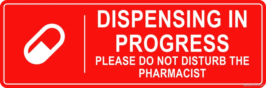 DISPENSING IN PROGRESS — English