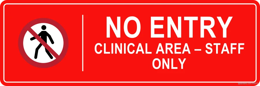 NO ENTRY — English