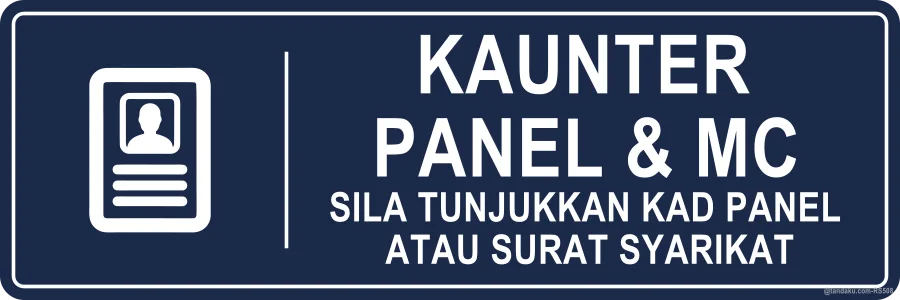 PANEL & MC COUNTER — Bahasa Malaysia