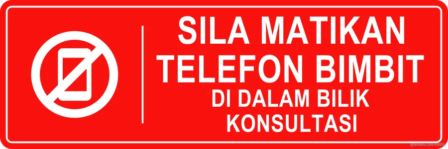 PLEASE SWITCH OFF YOUR PHONE — Bahasa Malaysia