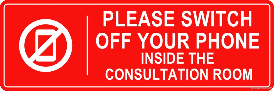 PLEASE SWITCH OFF YOUR PHONE — English