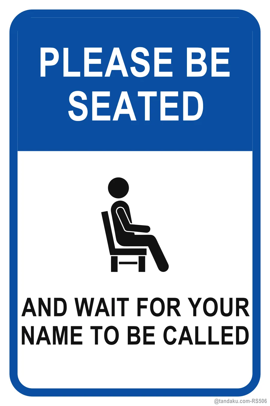 PLEASE BE SEATED — English