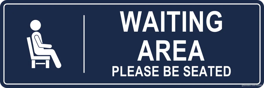 WAITING AREA — English