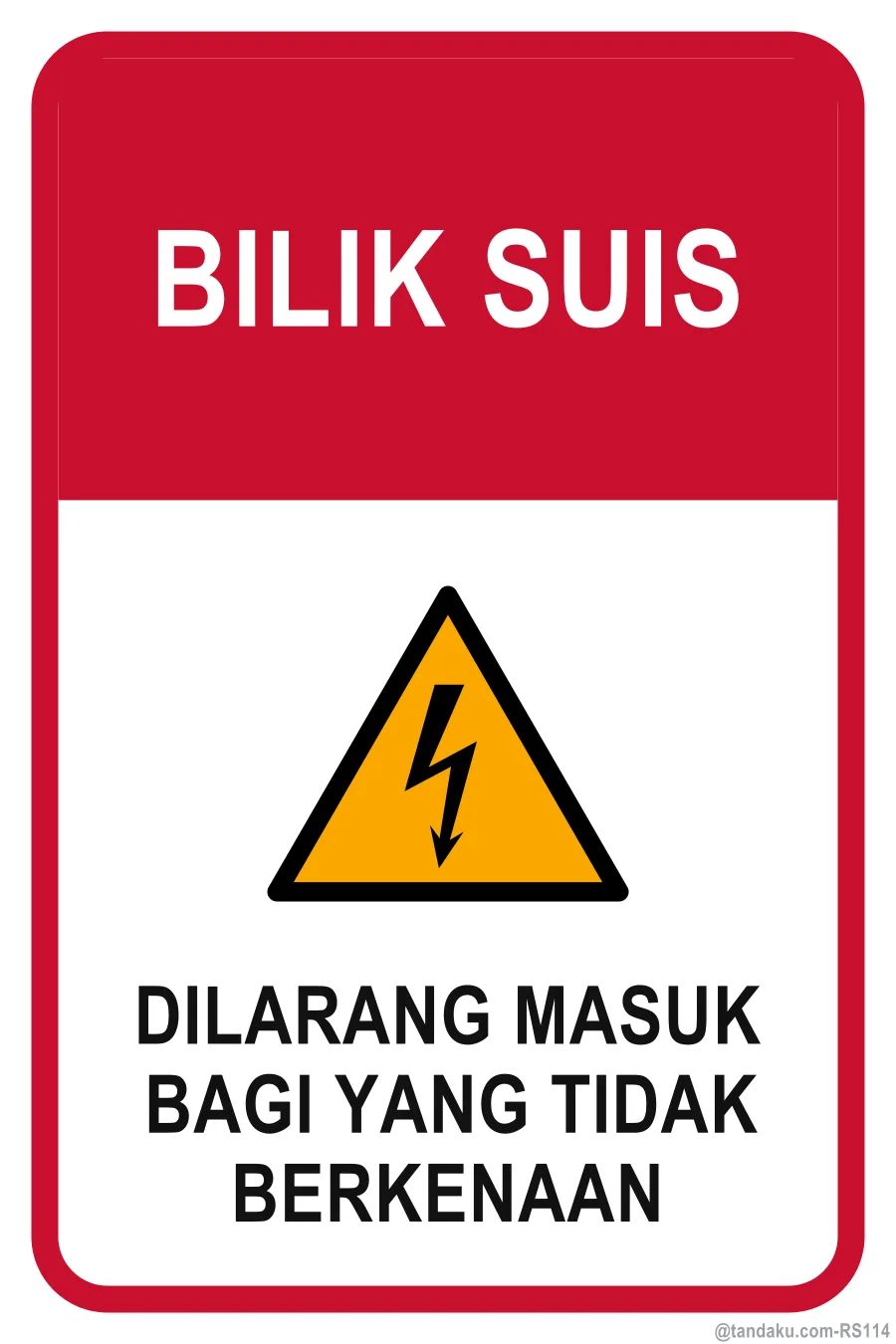 ELECTRICAL SWITCH ROOM — Bahasa Malaysia