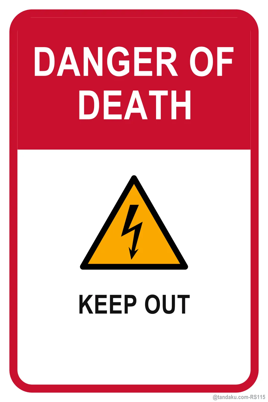 DANGER OF DEATH — English