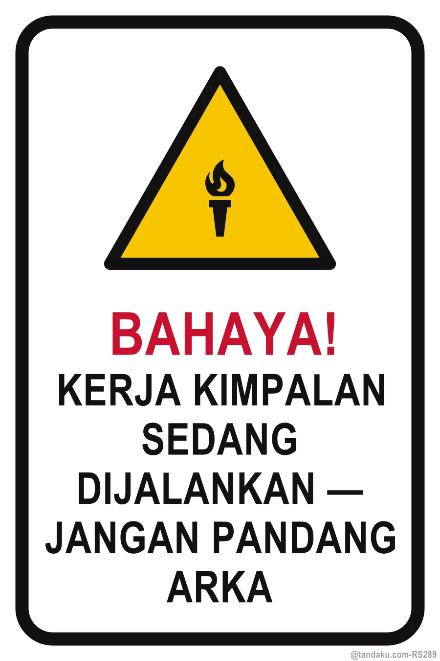 DANGER — Bahasa Malaysia