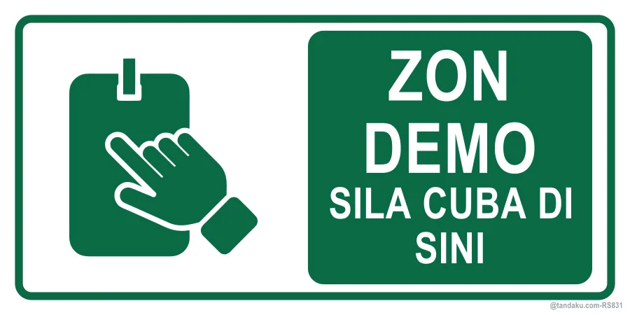 DEMO ZONE — Bahasa Malaysia