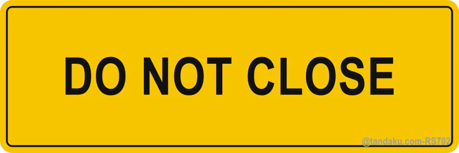 DO NOT CLOSE — English
