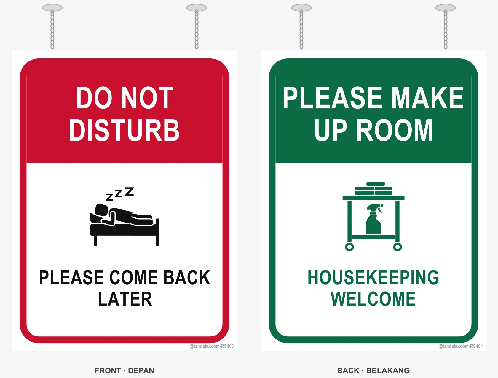DO NOT DISTURB — English