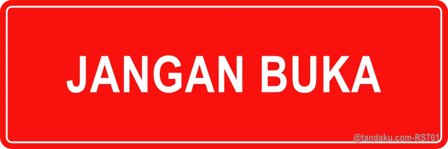 DO NOT OPEN — Bahasa Malaysia