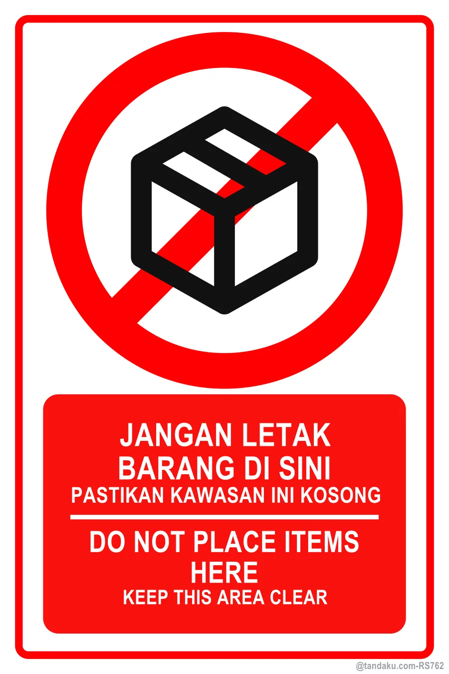 DO NOT PLACE ITEMS HERE — BM + EN