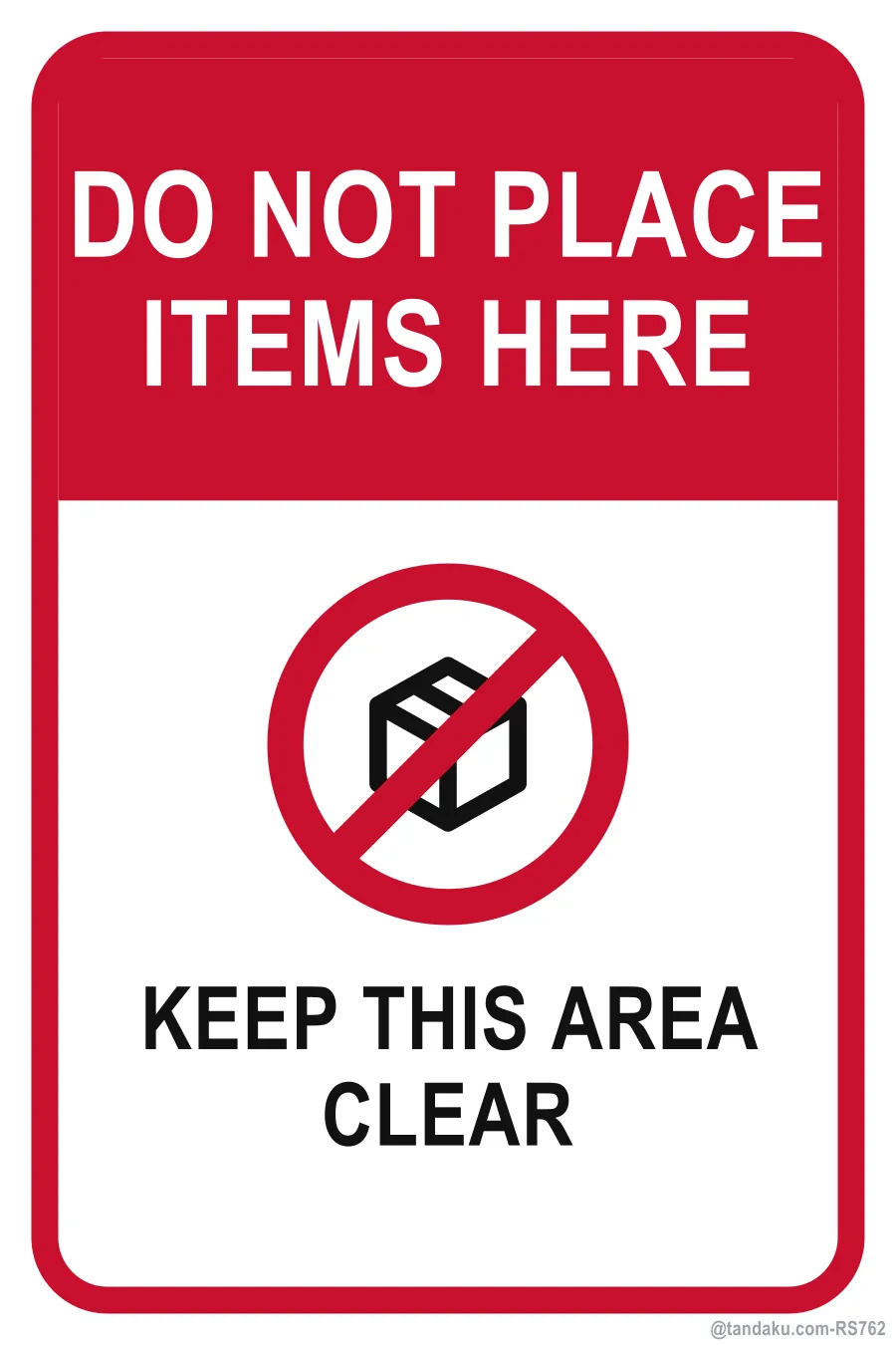 DO NOT PLACE ITEMS HERE — English
