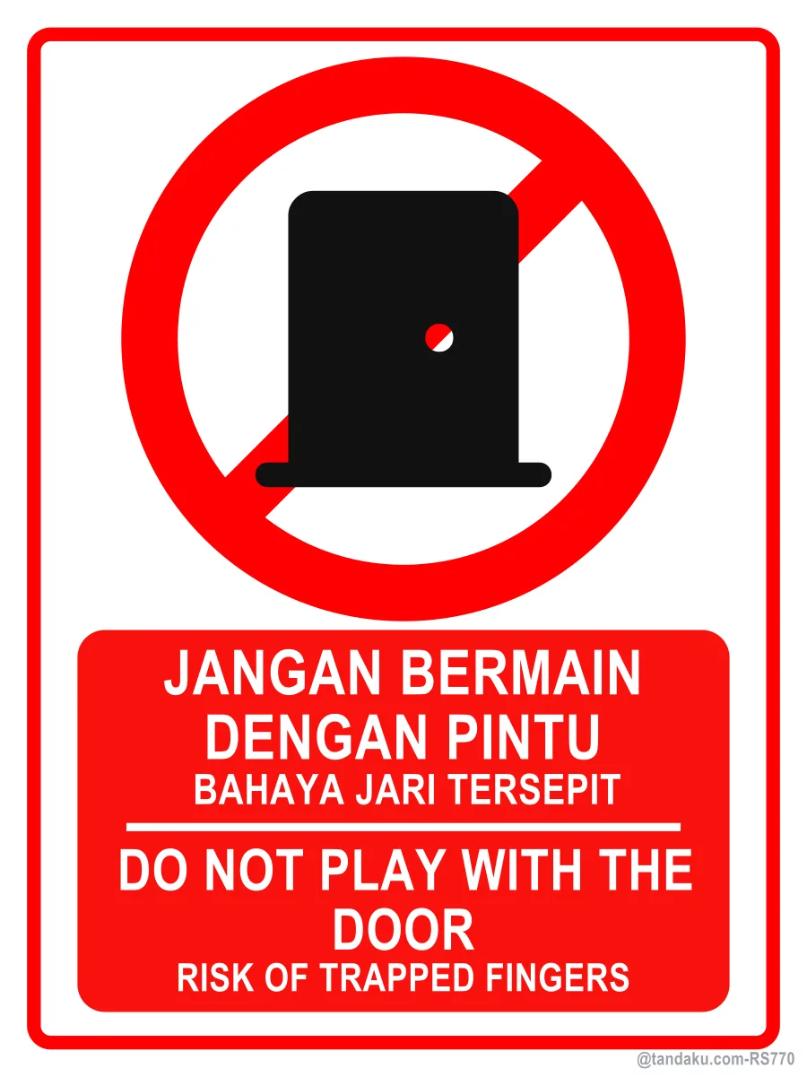 DO NOT PLAY WITH THE DOOR — BM + EN