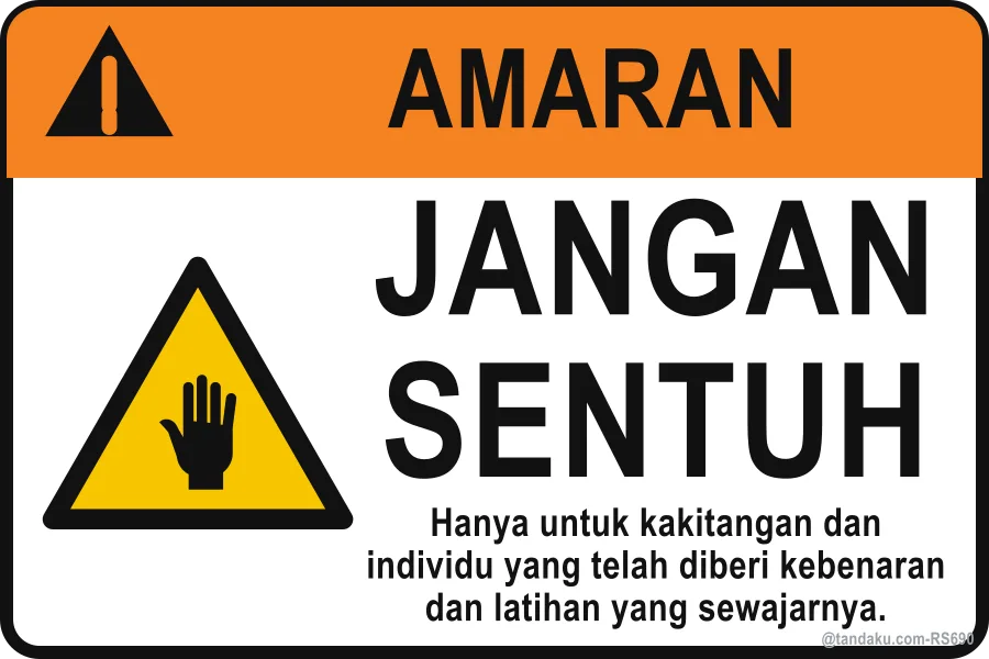DO NOT TOUCH — Bahasa Malaysia