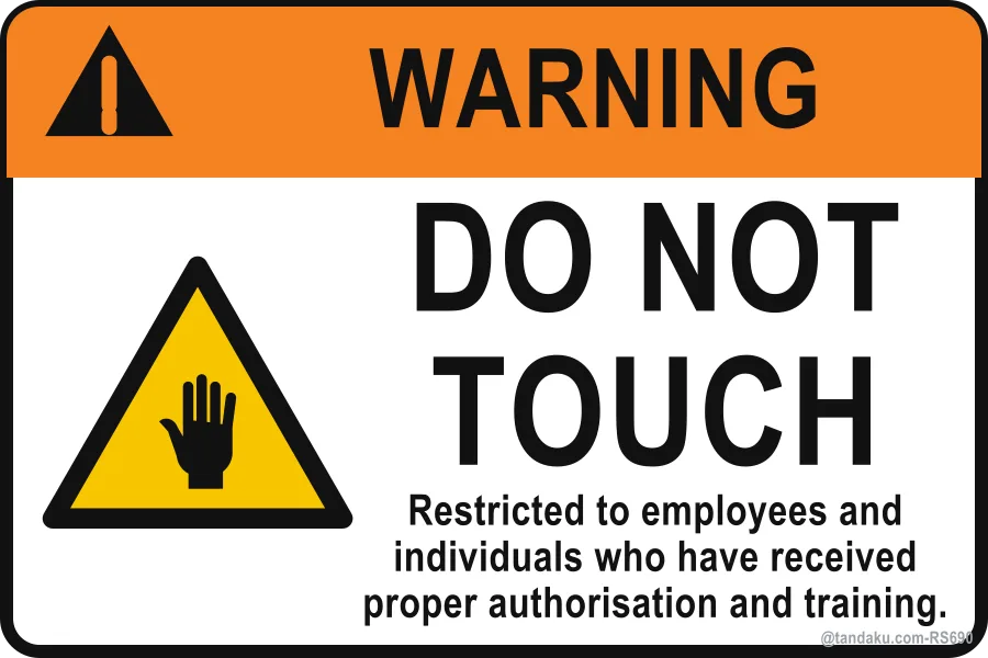 DO NOT TOUCH — English
