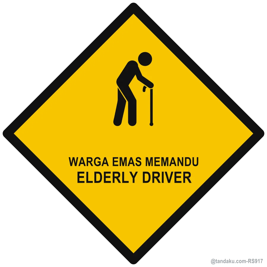 Elderly Driver Sticker