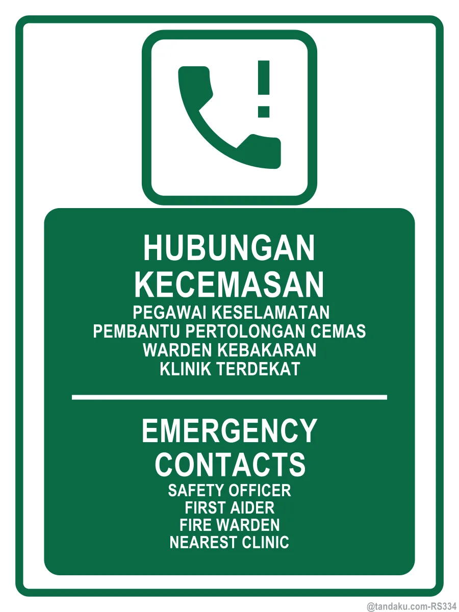 EMERGENCY CONTACTS — BM + EN