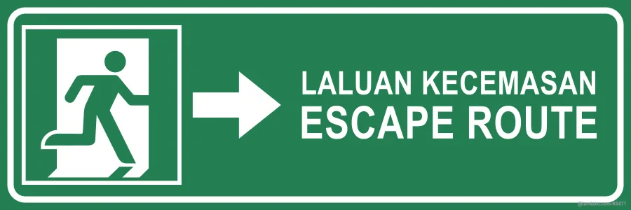 ESCAPE ROUTE — BM + EN