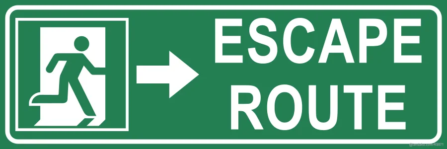 ESCAPE ROUTE — English