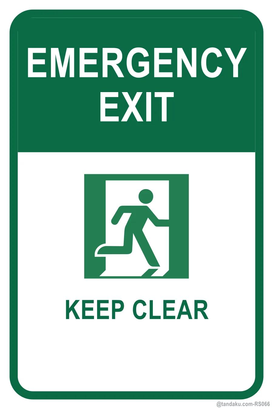 EMERGENCY EXIT — English