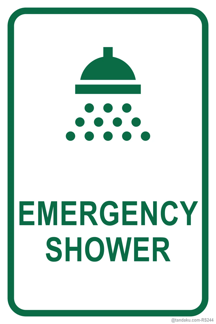 EMERGENCY SHOWER — English