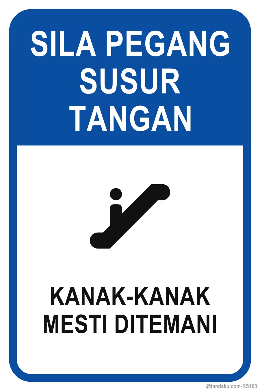 HOLD THE HANDRAIL — Bahasa Malaysia
