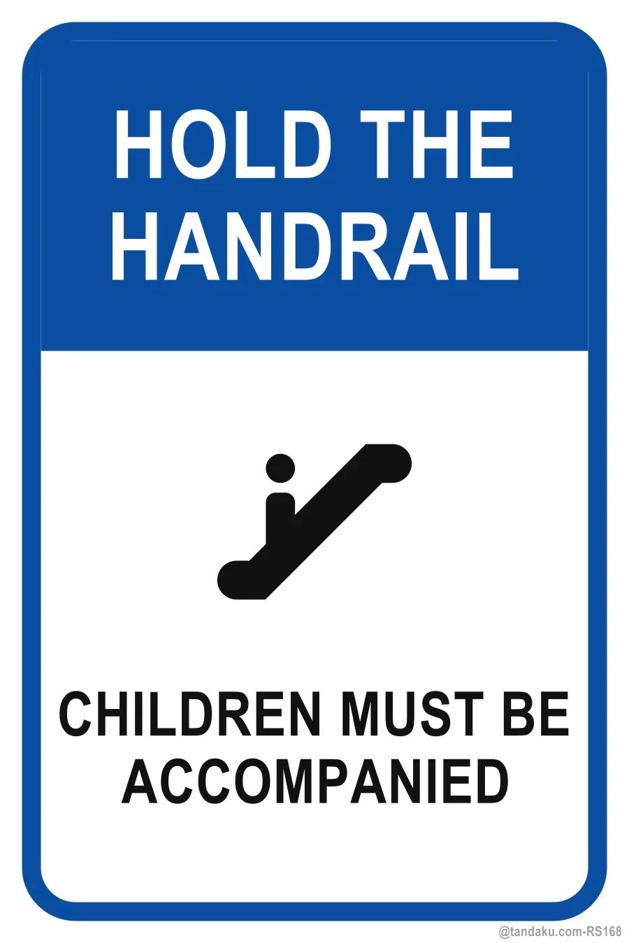 HOLD THE HANDRAIL — English