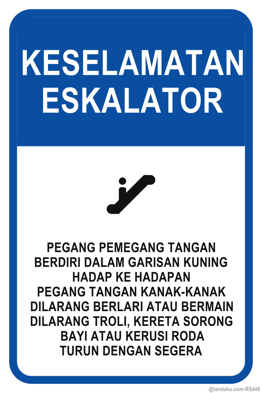 ESCALATOR SAFETY — Bahasa Malaysia