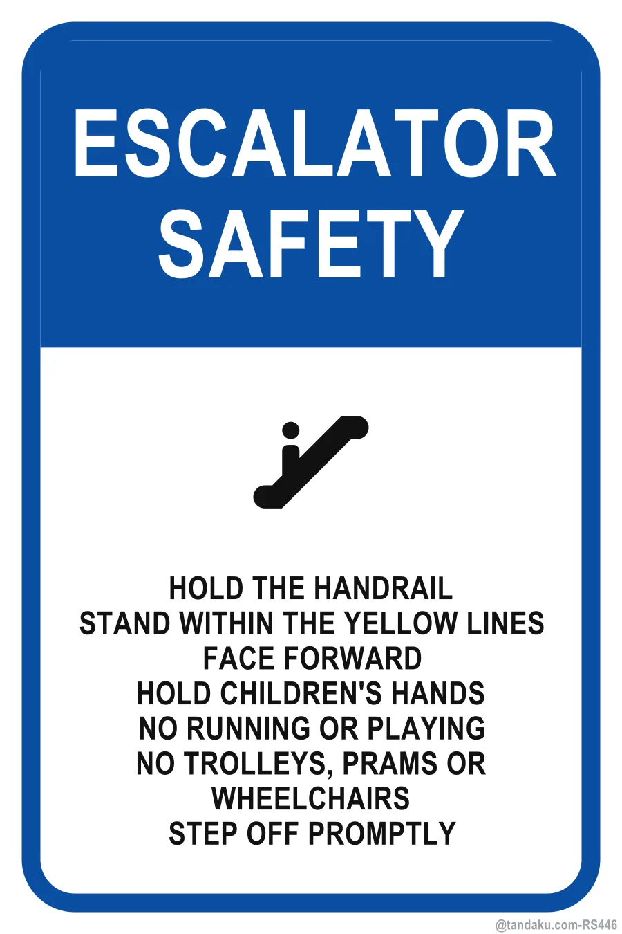 ESCALATOR SAFETY — English