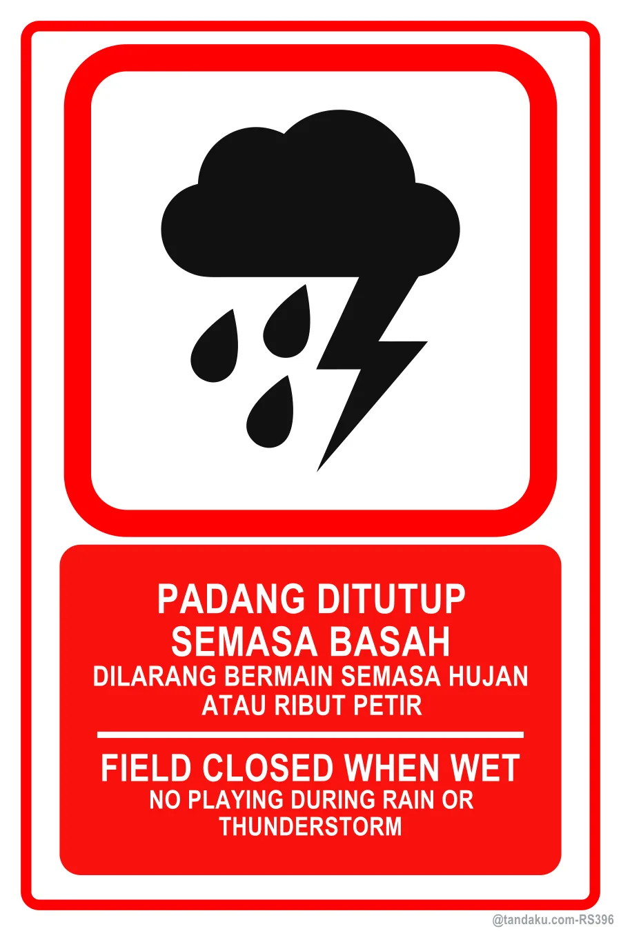 Field Closed When Wet