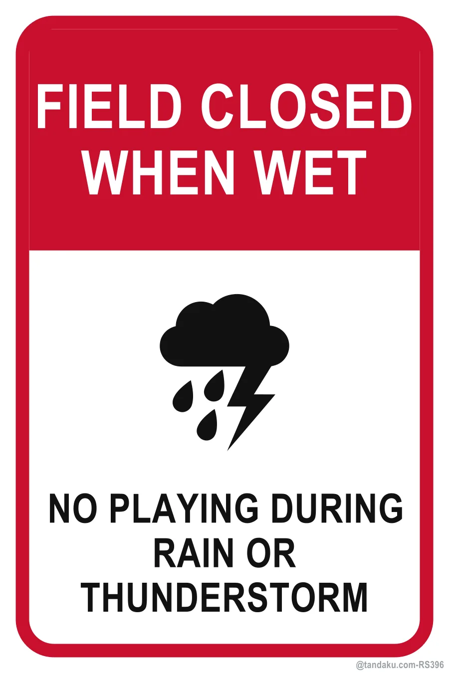 FIELD CLOSED WHEN WET — English